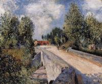 Sisley, Alfred - Bridge over the Orvanne near Moret